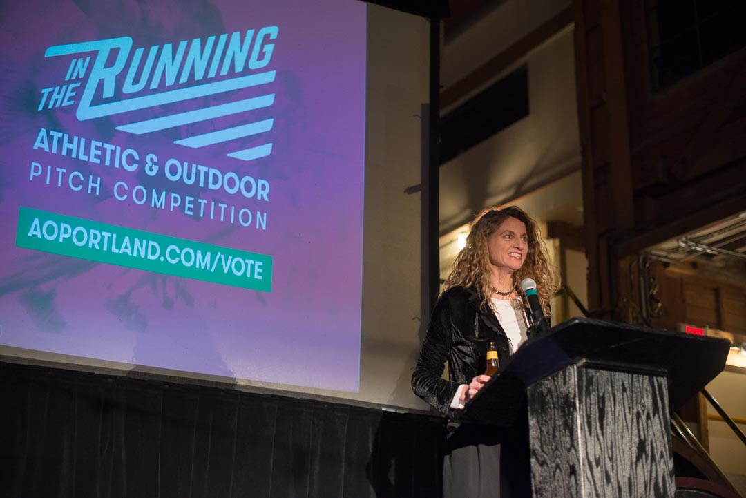 Sue kicked off the event with a presentation of the 2017 Athletic and Outdoor Industry Report