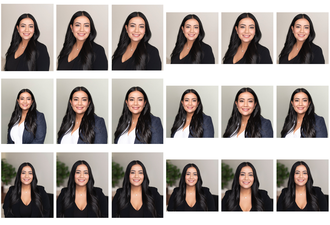Multiple Crops for Client's Headshot